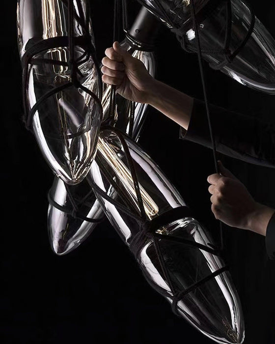 Castaway Bottle Glass Pendant Lamp-DWHOME