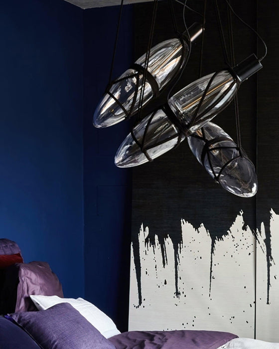 Castaway Bottle Glass Pendant Lamp-DWHOME