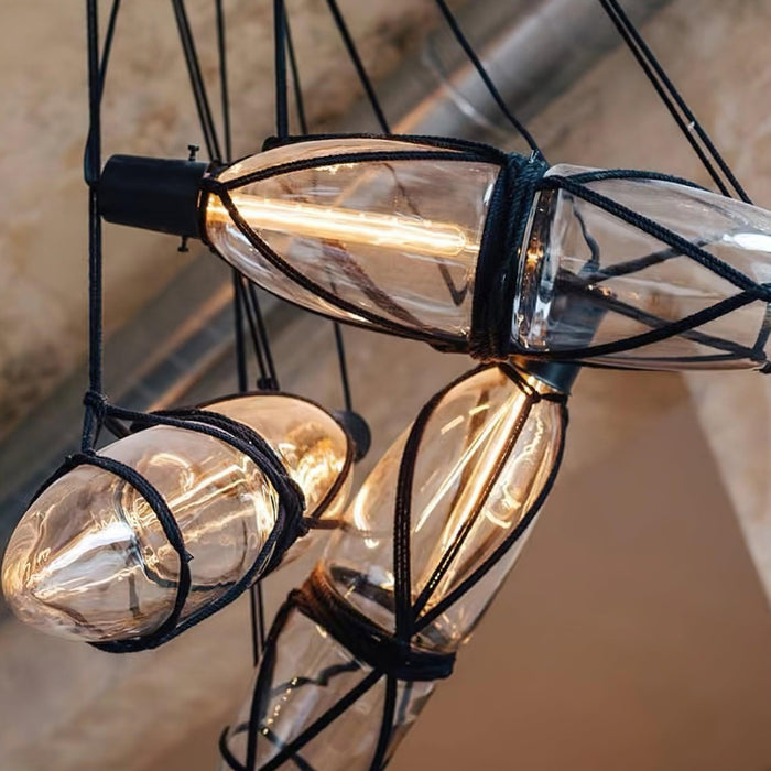 Castaway Bottle Glass Pendant Lamp-DWHOME
