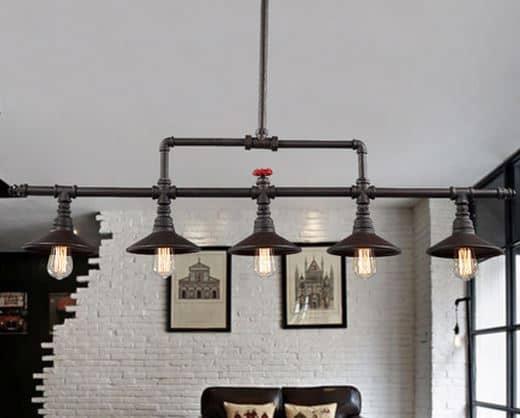VILLE Ceiling Pipe Industrial Lamp - DWHOME