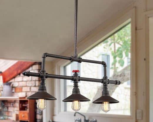 VILLE Ceiling Pipe Industrial Lamp - DWHOME