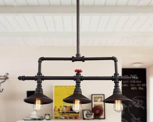 VILLE Ceiling Pipe Industrial Lamp - DWHOME