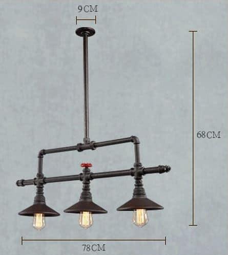 VILLE Ceiling Pipe Industrial Lamp - DWHOME