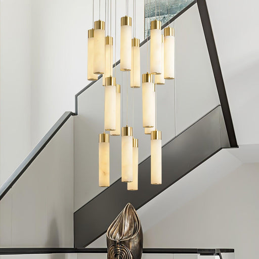 Celestial Alabaster Cascade Chandelier-DWHOME