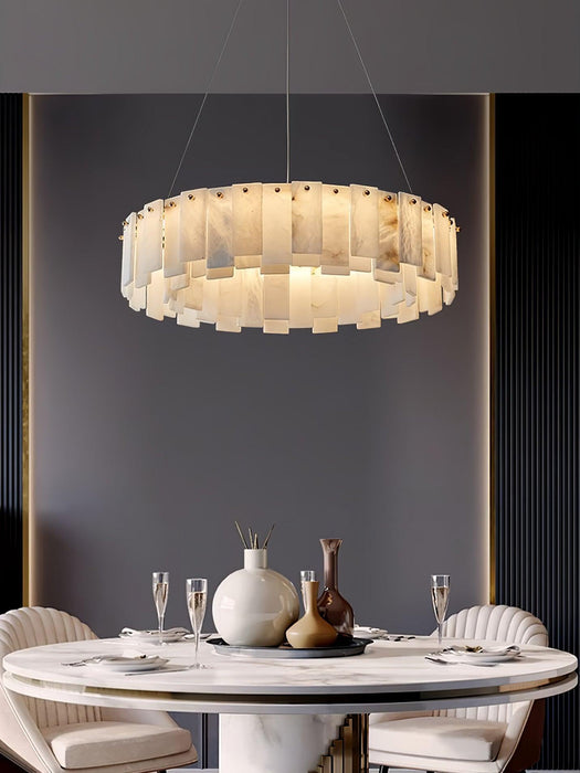 Celestial Alabaster Round Chandelier - DWHOME