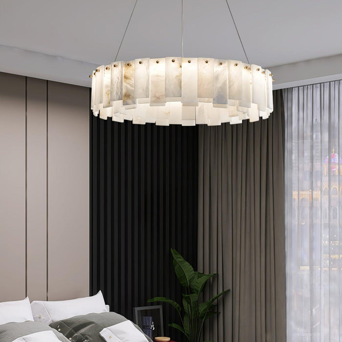Celestial Alabaster Round Chandelier - DWHOME