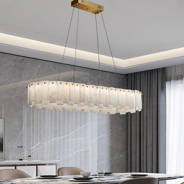Celestial Alabaster Round Chandelier - DWHOME