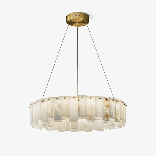 Celestial Alabaster Round Chandelier-DWHOME