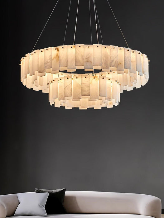 Celestial Alabaster Round Chandelier - DWHOME
