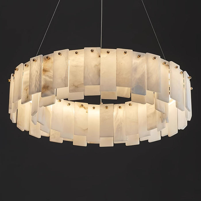 Celestial Alabaster Round Chandelier - DWHOME
