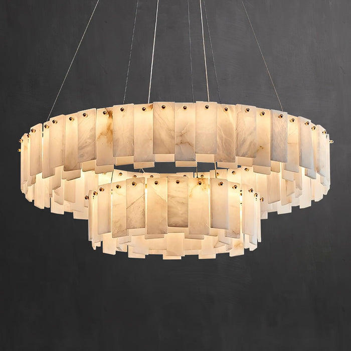 Celestial Alabaster Round Chandelier - DWHOME