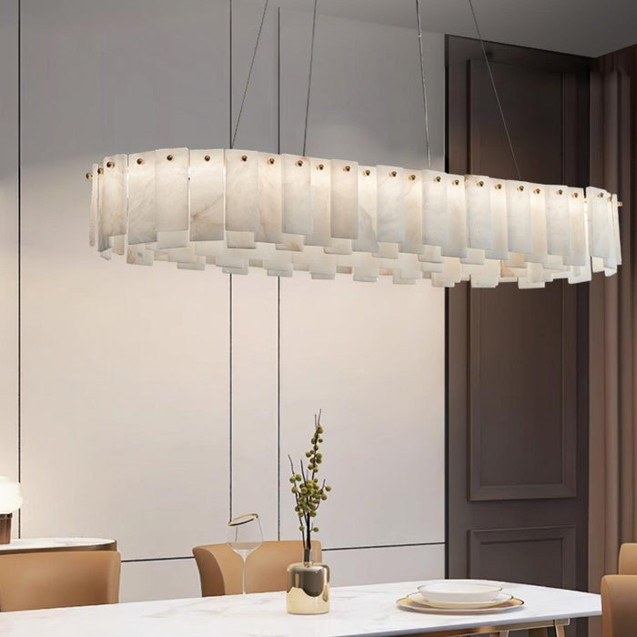 Celestial Alabaster Round Chandelier - DWHOME