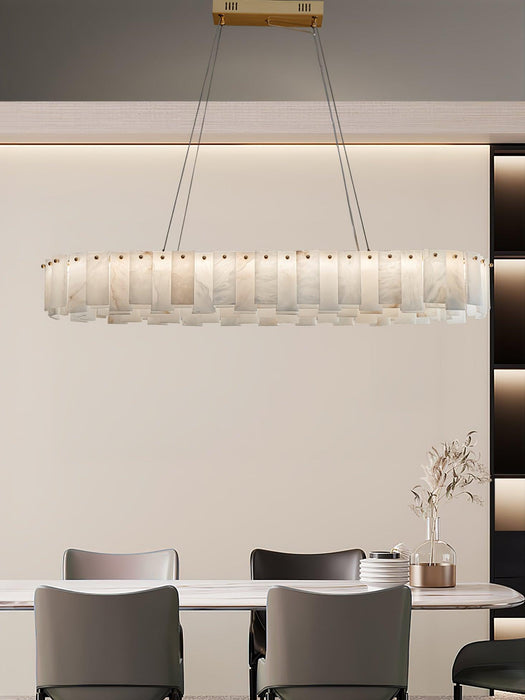 Celestial Alabaster Round Chandelier - DWHOME