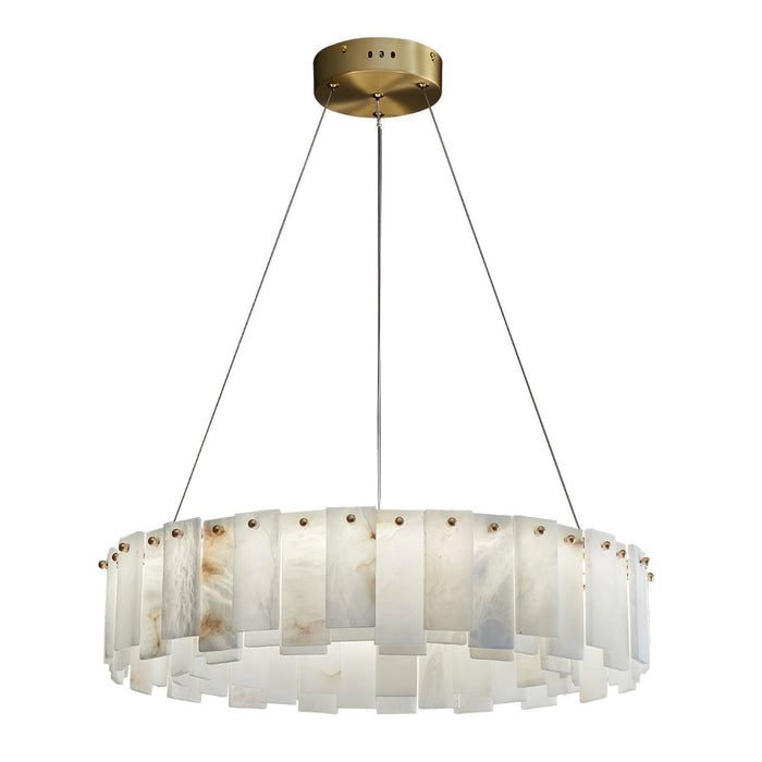 Celestial Alabaster Round Chandelier - DWHOME