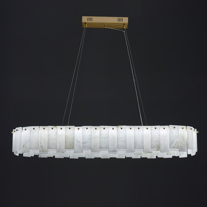 Celestial Alabaster Round Chandelier - DWHOME