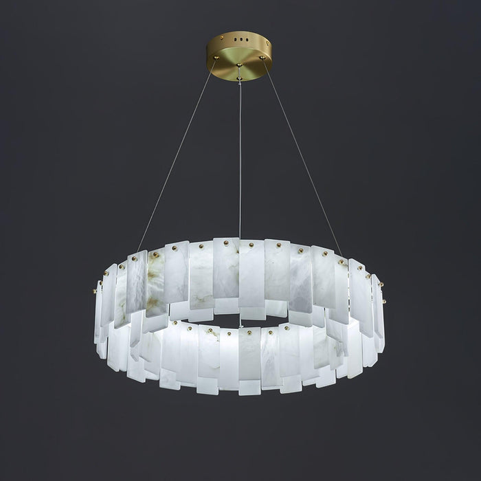 Celestial Alabaster Round Chandelier - DWHOME
