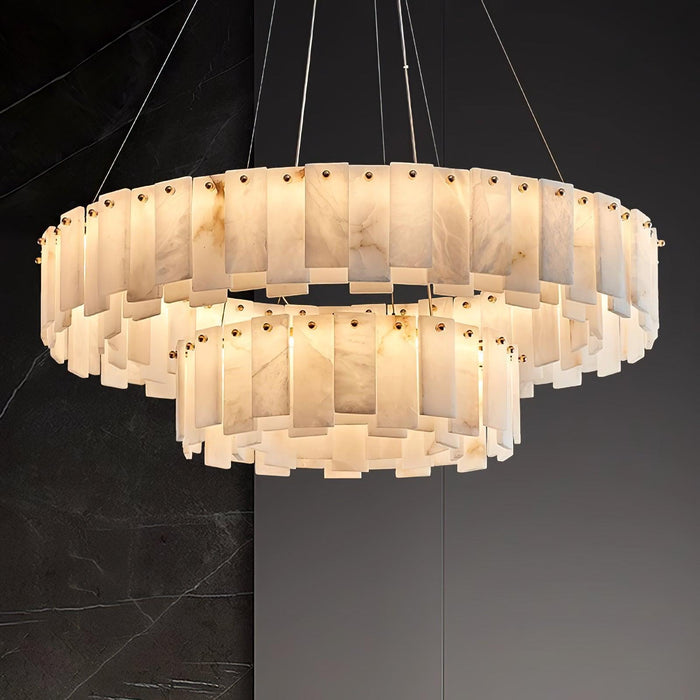 Celestial Alabaster Round Chandelier - DWHOME