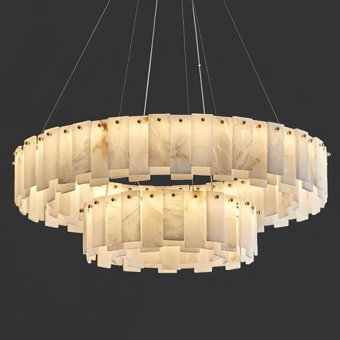 Celestial Alabaster Round Chandelier - DWHOME