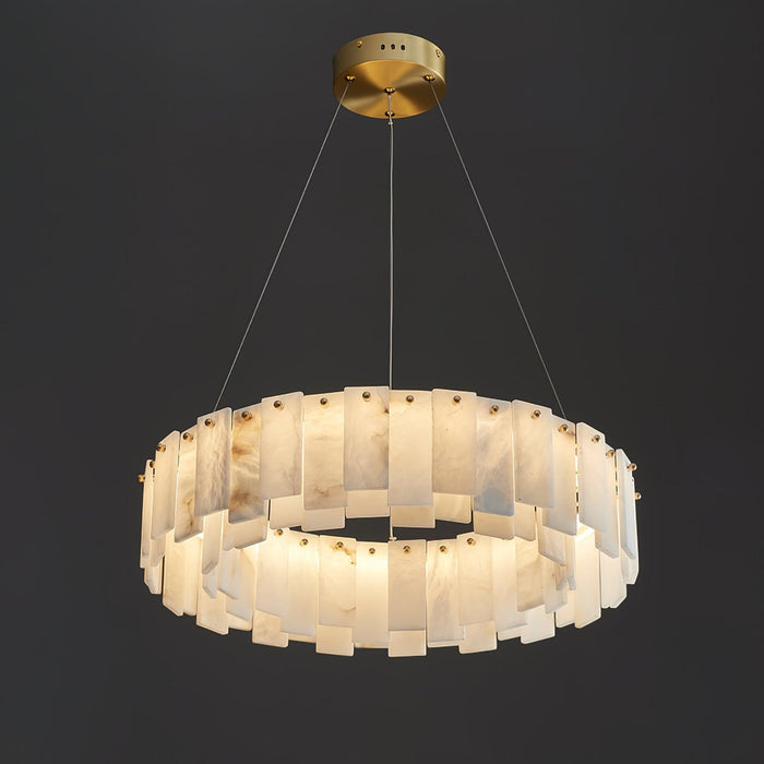 Celestial Alabaster Round Chandelier - DWHOME