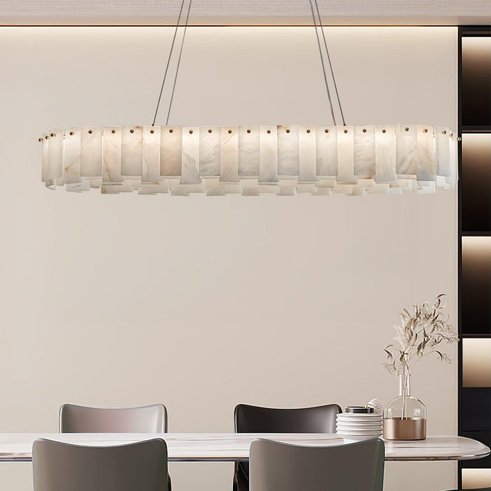 Celestial Alabaster Round Chandelier - DWHOME