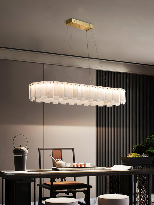 Celestial Alabaster Round Chandelier - DWHOME