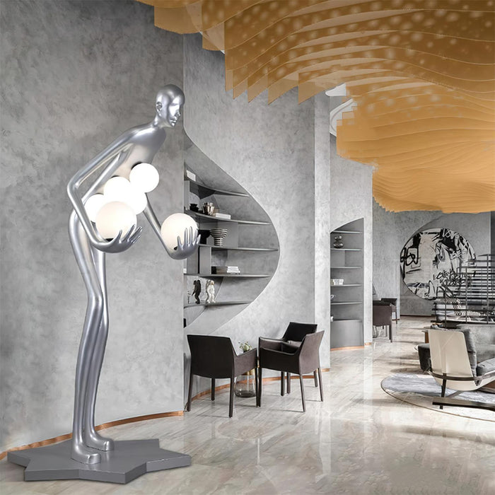 Celestial Guardian Sculpture Floor Lamp - DWHOME