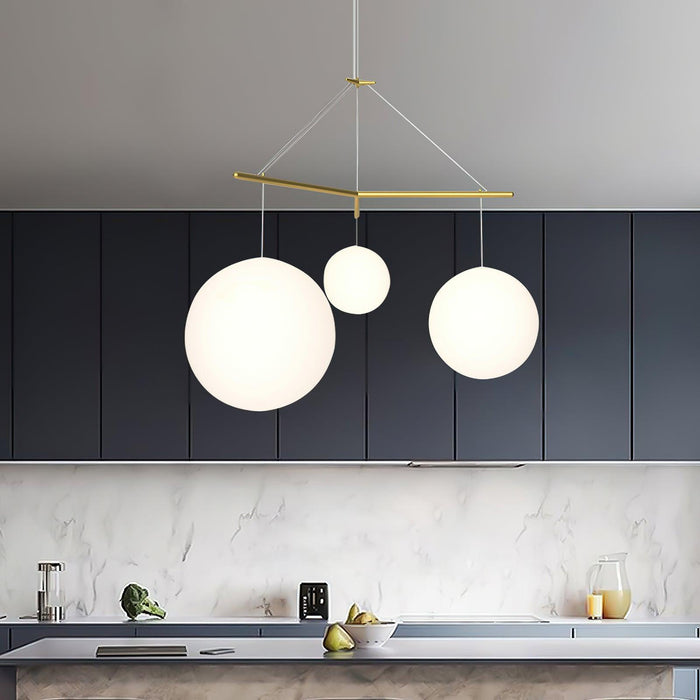 Celestial Orb Trio Pendant Lamp-DWHOME