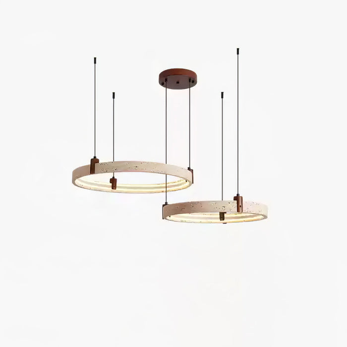Celestial Orbit Travertine Chandelier-DWHOME