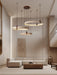 Celestial Orbit Travertine Chandelier-DWHOME