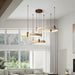 Celestial Orbit Travertine Chandelier-DWHOME
