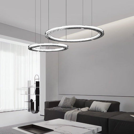 Celestial Rings Chandelier-DWHOME