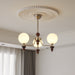 Celestial Sphere Walnut Chandelier-DWHOME