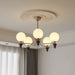 Celestial Sphere Walnut Chandelier-DWHOME