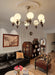 Celestial Sphere Walnut Chandelier-DWHOME