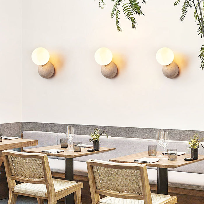 Celestial Travertine Wall Sconce - Vakkerlight