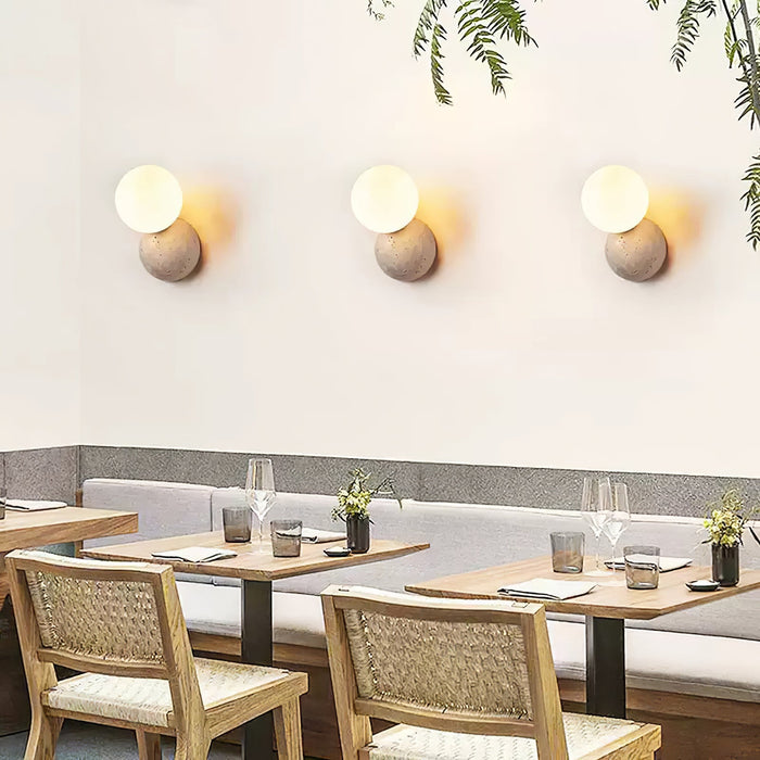 Celestial Travertine Wall Sconce - Vakkerlight