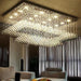 Cely Modern Raindrop Crystal Rectangle Chandelier - DWHOME