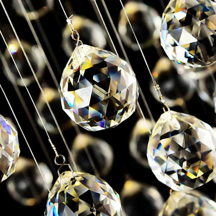 Cely Modern Raindrop Crystal Rectangle Chandelier - DWHOME