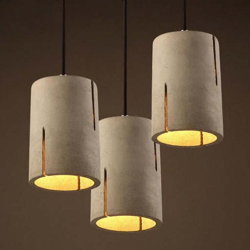 Rios Cement Concrete Pendant Light-DWHOME