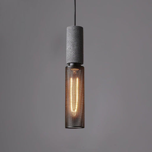 Cement Mesh Pendant Light-DWHOME