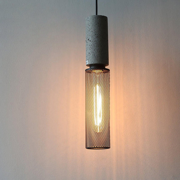 Cement Mesh Pendant Light - DWHOME