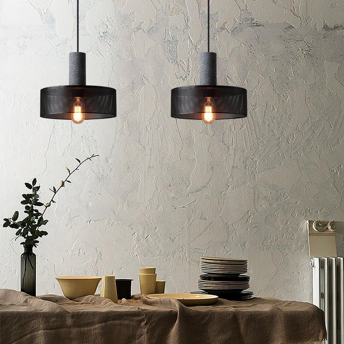 Cement Mesh Pendant Light - DWHOME
