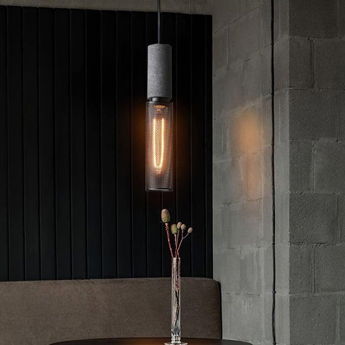 Cement Mesh Pendant Light - DWHOME