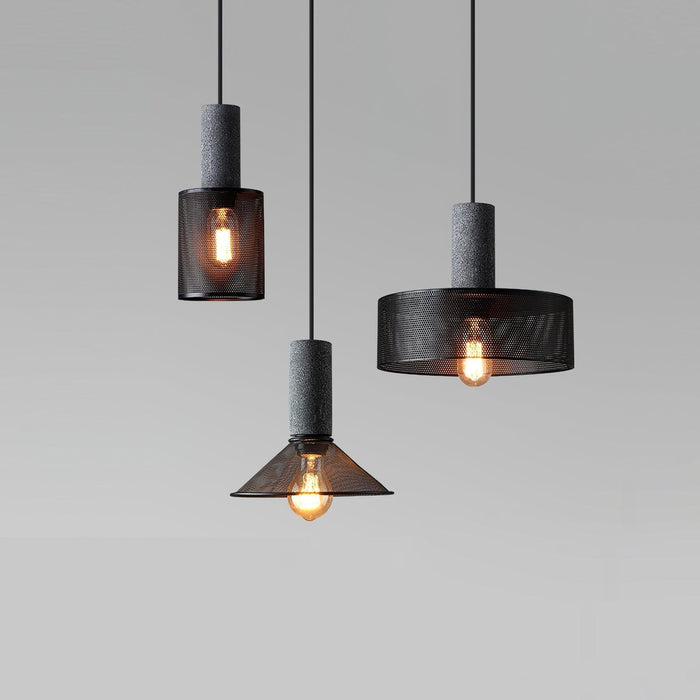 Cement Mesh Pendant Light - DWHOME