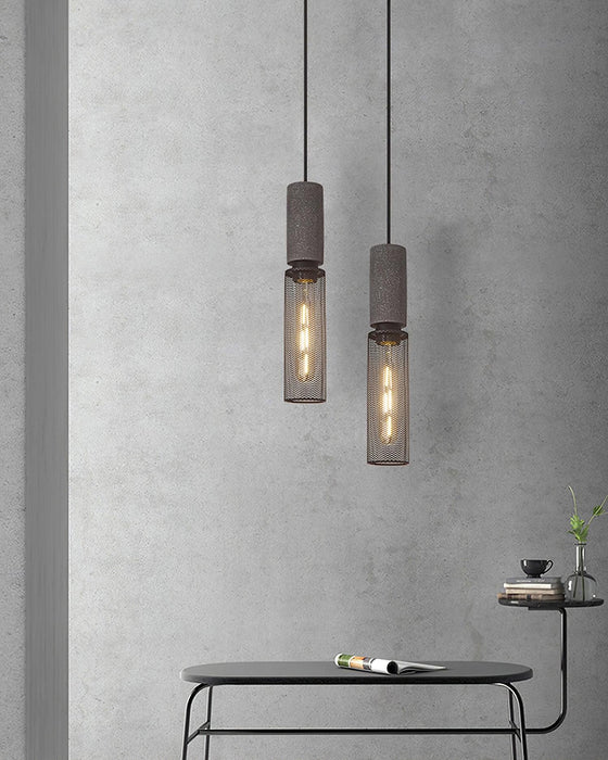 Cement Mesh Pendant Light - DWHOME