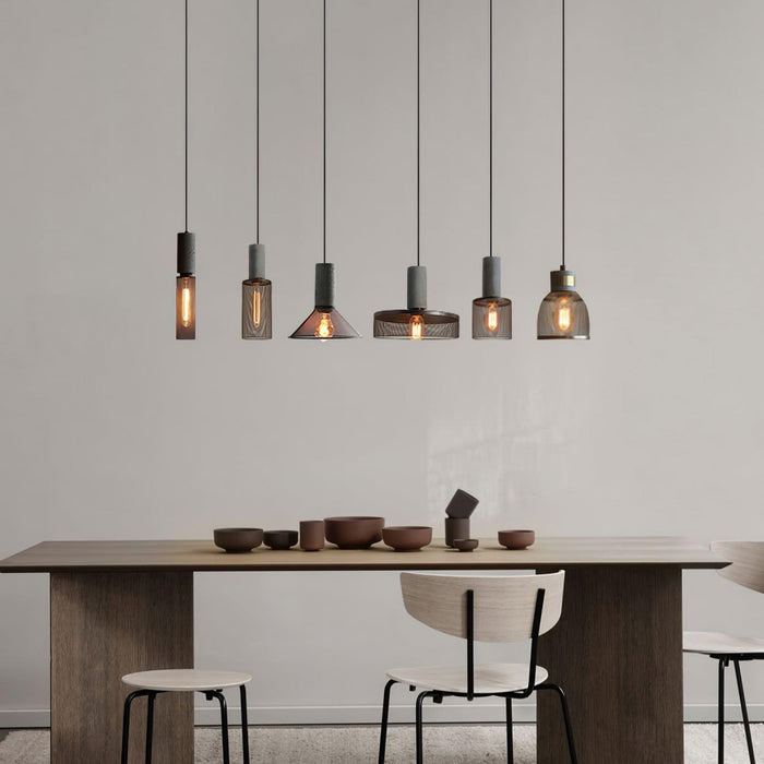 Cement Mesh Pendant Light - DWHOME