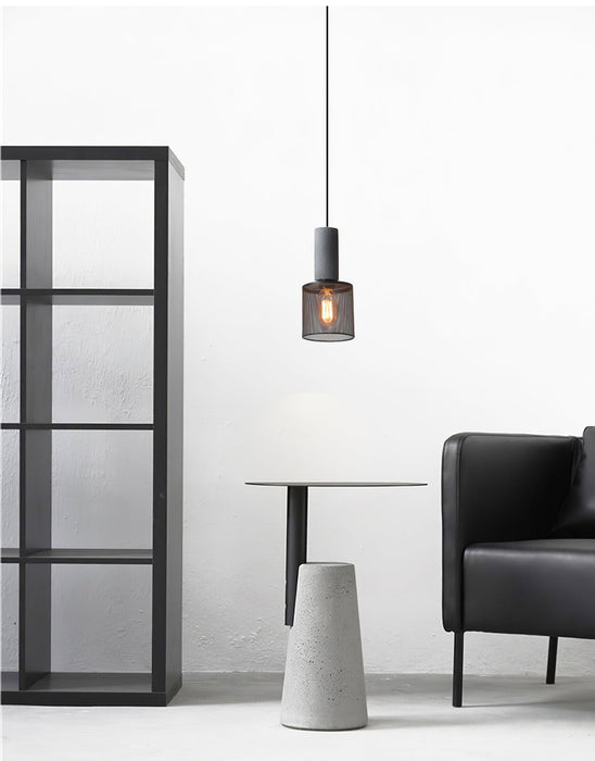 Cement Mesh Pendant Light - DWHOME
