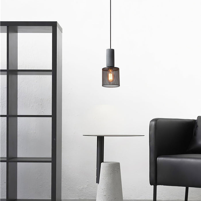 Cement Mesh Pendant Light - DWHOME