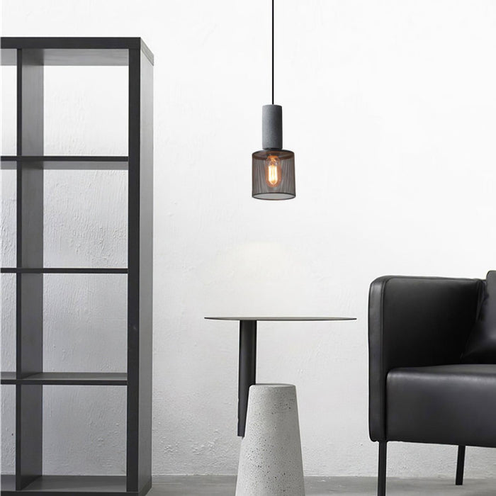 Cement Mesh Pendant Light - DWHOME