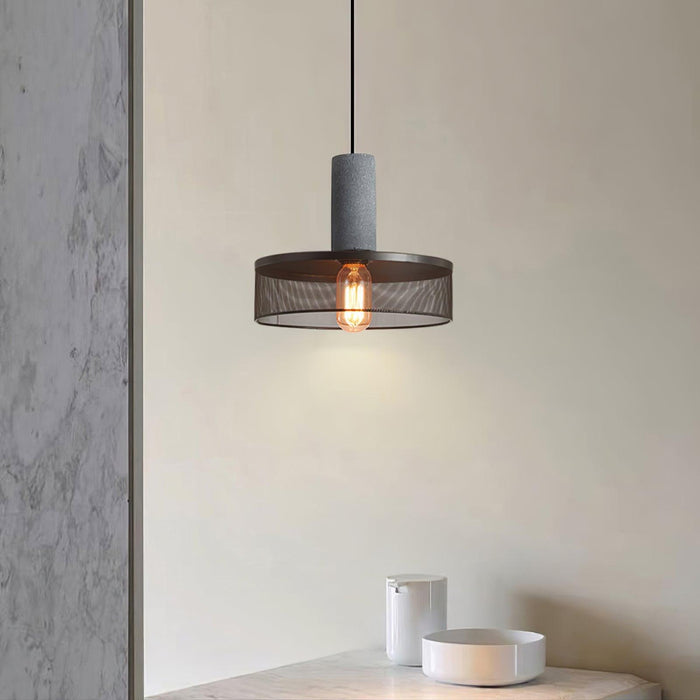 Cement Mesh Pendant Light - DWHOME